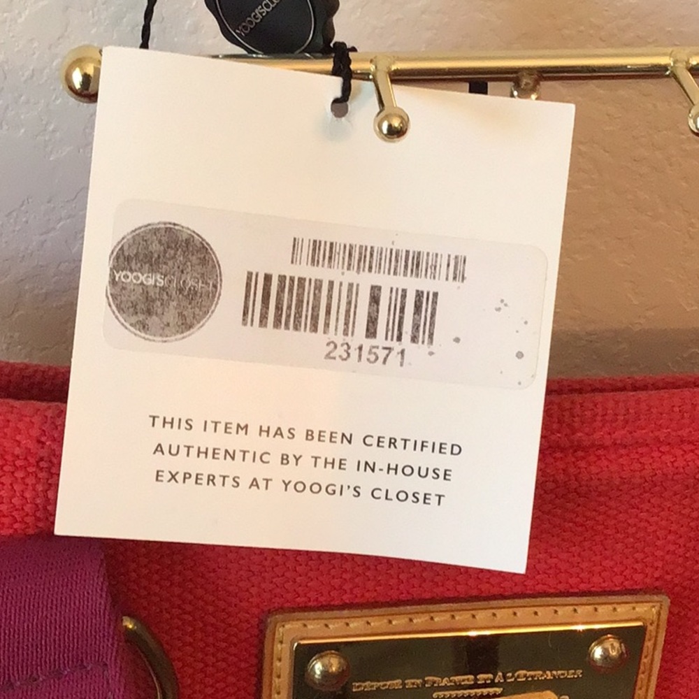 Red Louis Vuitton Cabas Antigua Bag - Picture 12 of 14